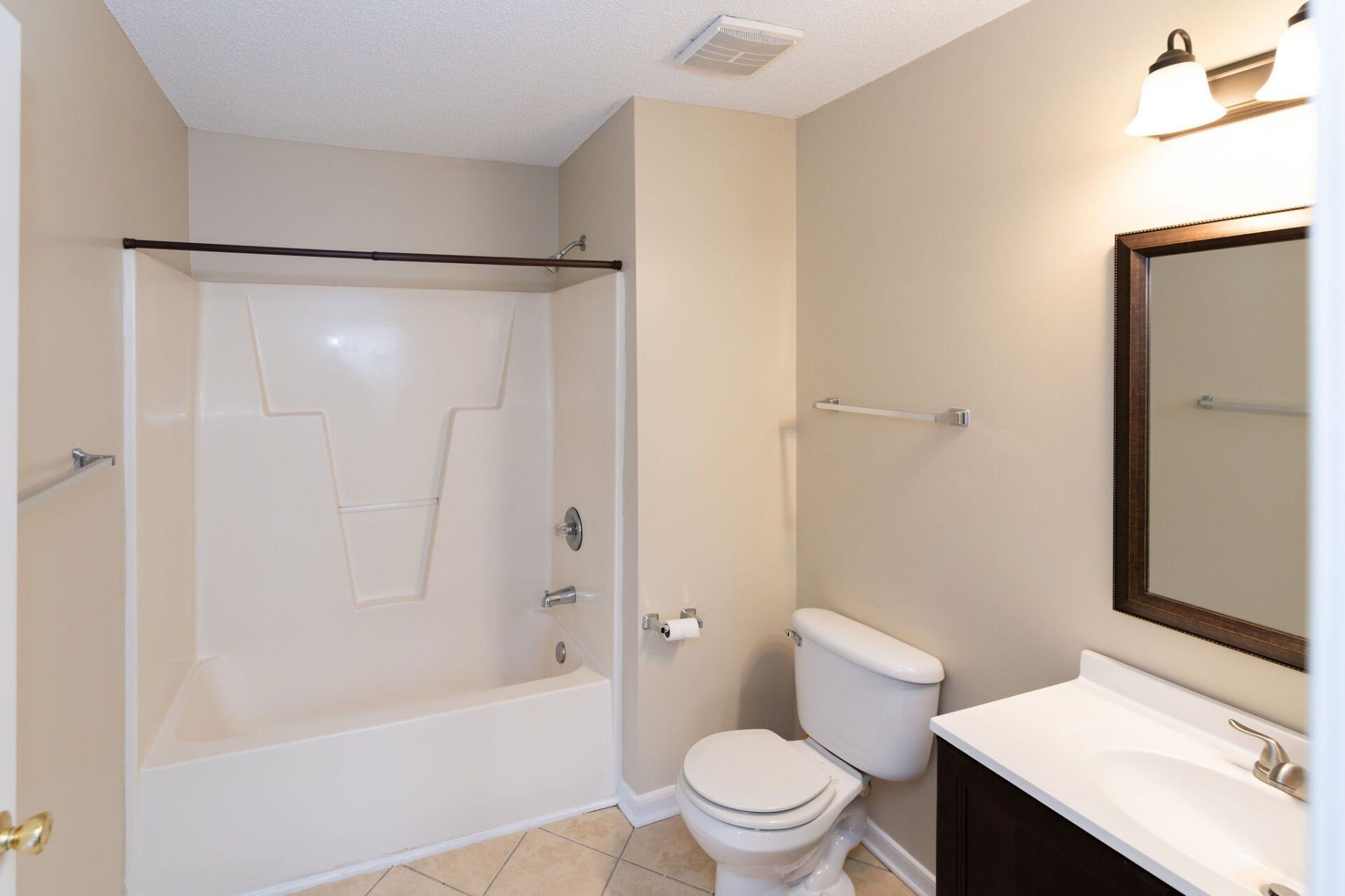 Bathroom with white and nice bathtub — Vernon, CT — A1 Properties
