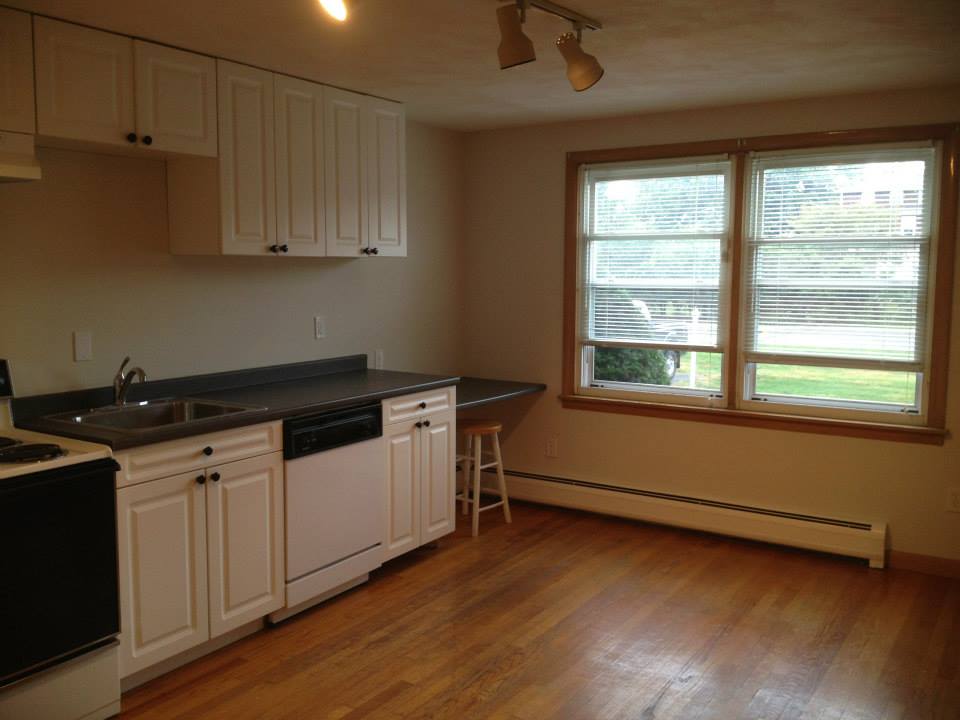 Apartment A kitchen view — Vernon, CT — A1 Properties