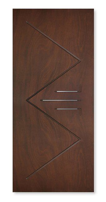 porta blindata in legno scuro