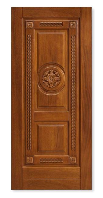 porta blindata in legno chiaro