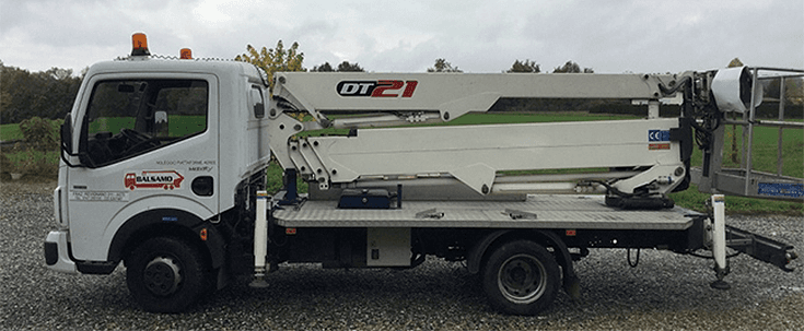 mezzo a noleggio per lavori ad alta quota