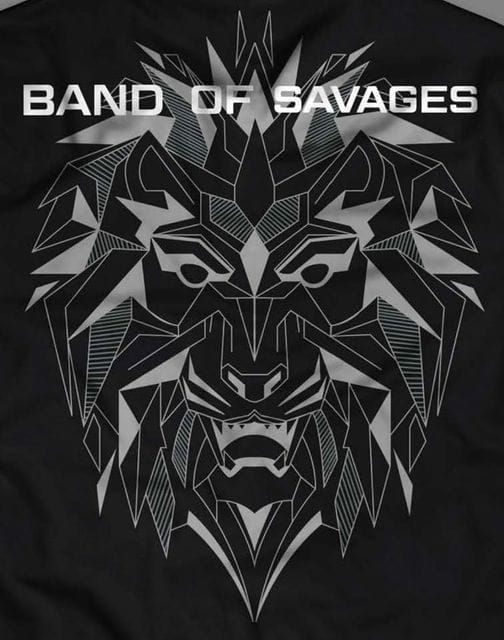 A black shirt that says band of savages on it
