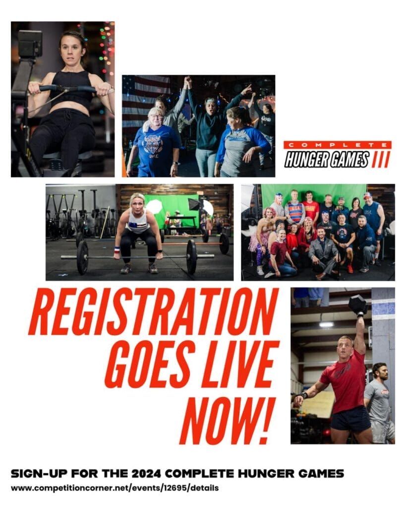 A poster that says registration goes live now.