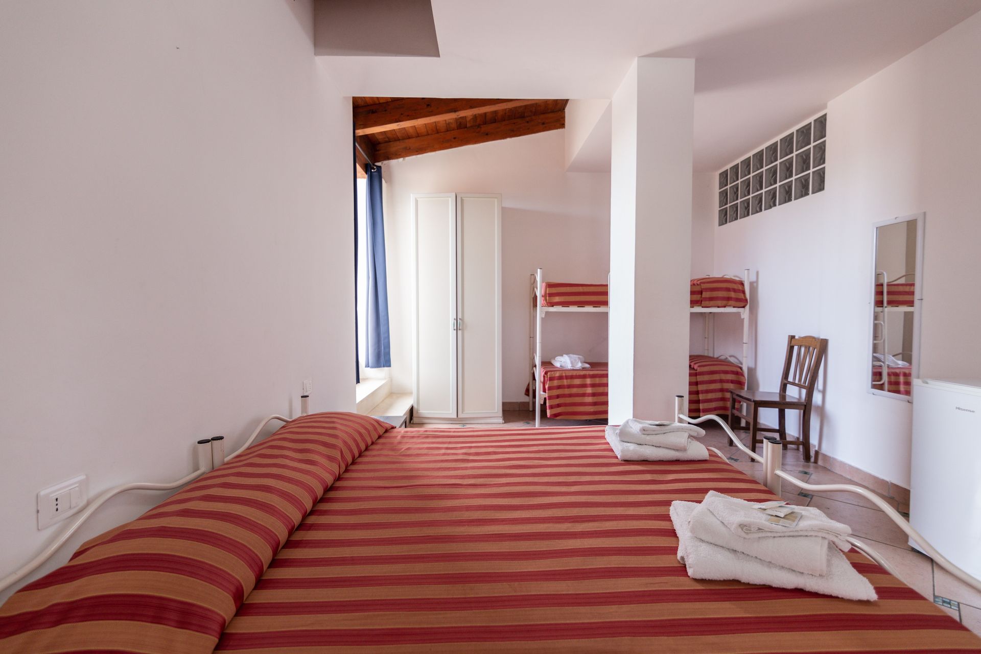 camera con letto a castello