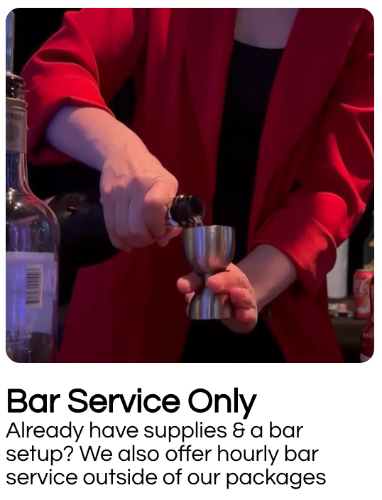 Bar Service Only