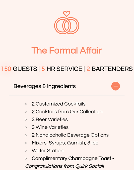 The Formal Affair package
