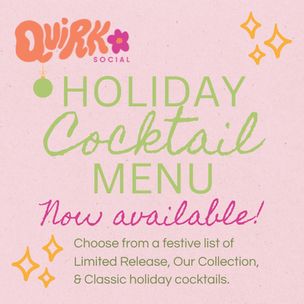 Holiday Cocktail Menu Widget