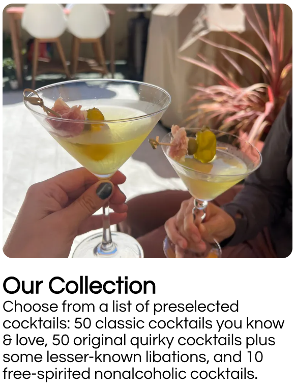 Flung Out Of Space martini from Our Collection package.