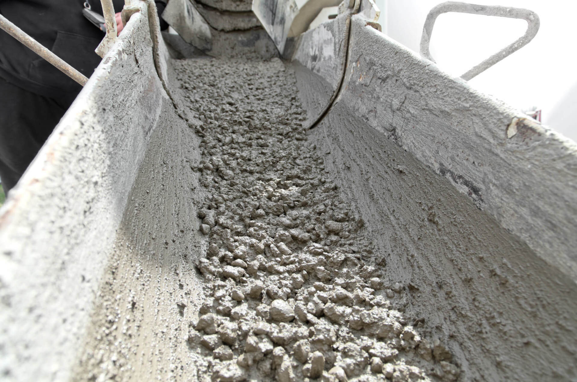 cement and aggregate mix