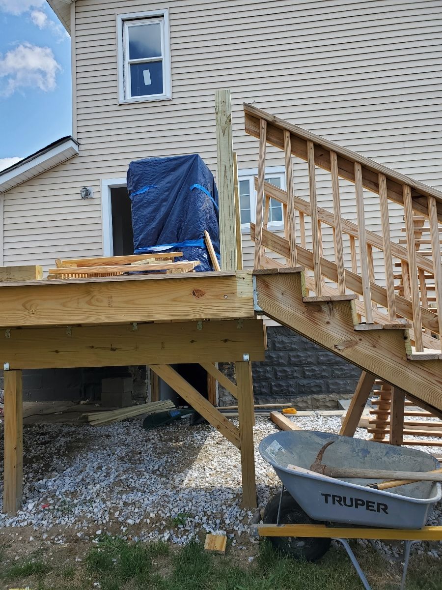 A Wheelbarrow with the word trooper on it – Malden, MA – EG Remodeling LLC