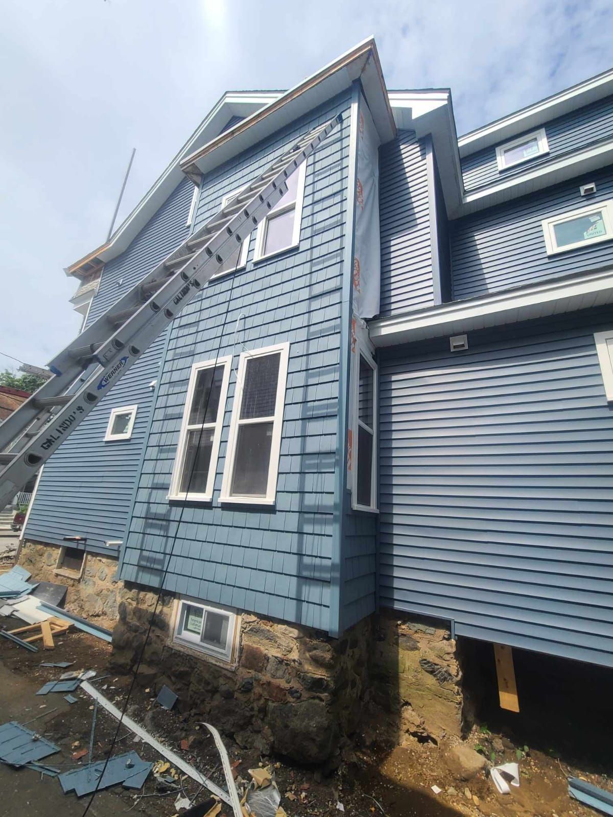 A Room with foam on the walls and a window – Malden, MA – EG Remodeling LLC