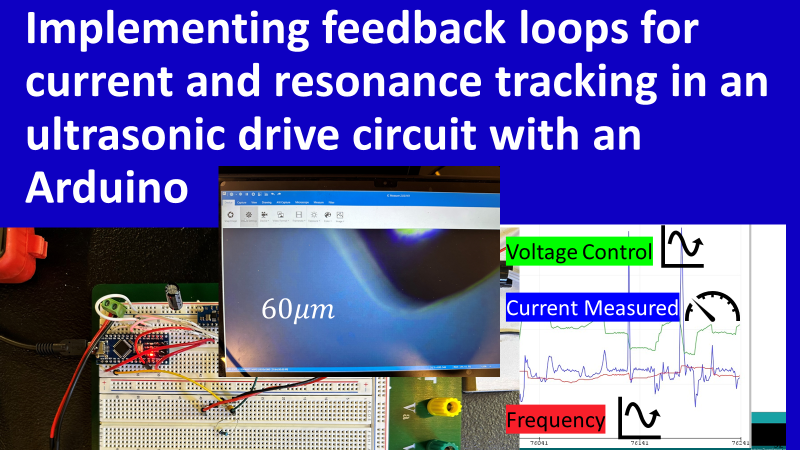 Current and resonance tracking in an ultrasonic drive circuit with an ...