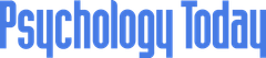 The logo for Psychology Today in a light blue, modern, sans-serif font.