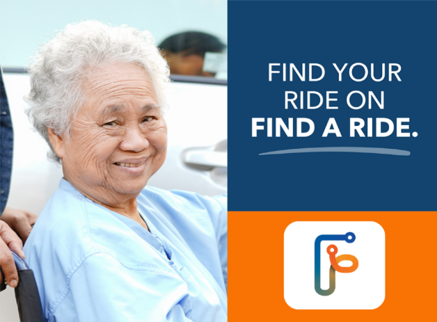 an advertisement for find your ride on find a ride