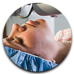 Woman receiving eye lid surgery - Eye Surgery Center in Hudson, FL