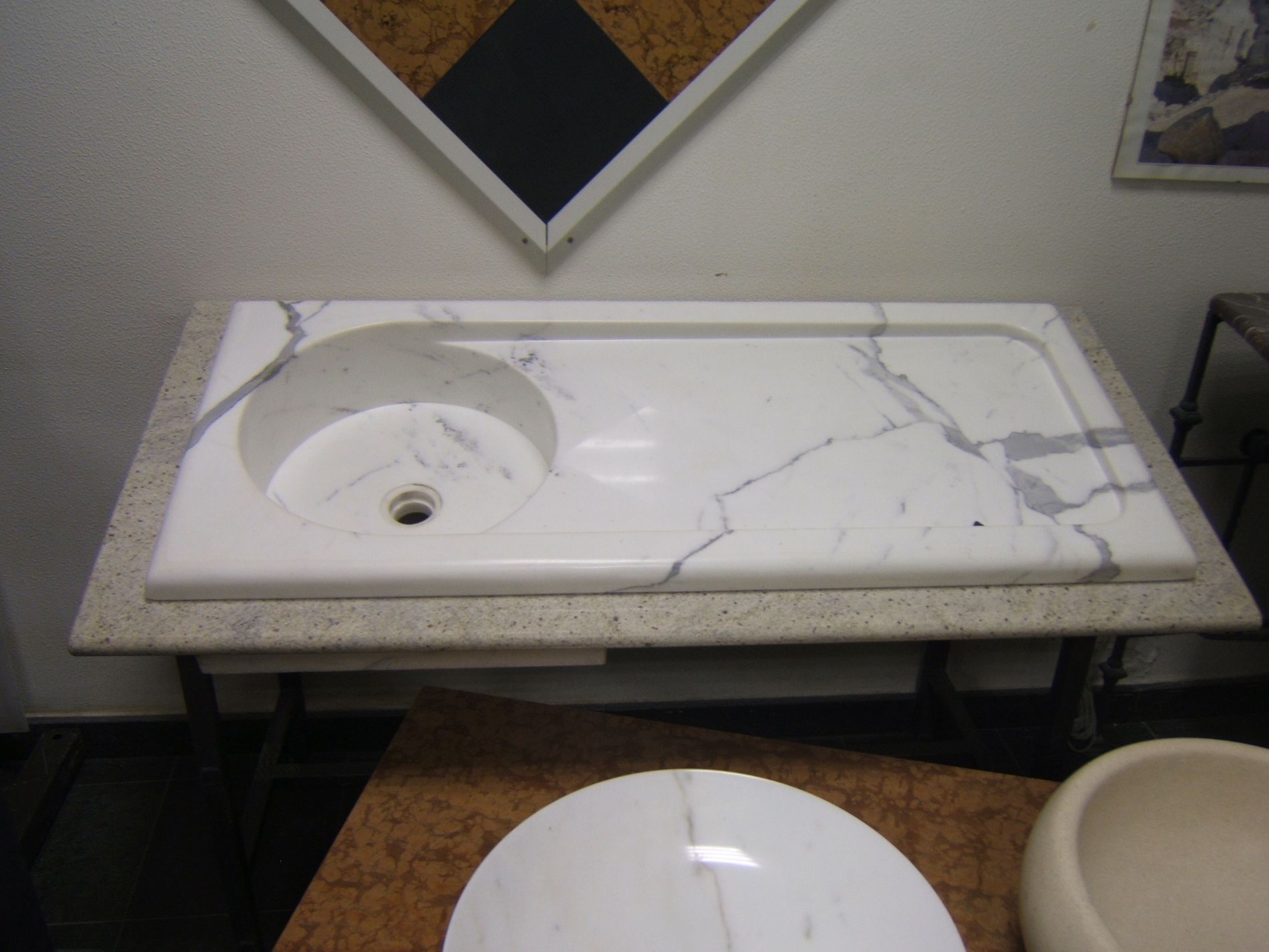 Lavandino incasso statuario