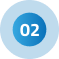 A blue circle with the number 02 inside of it.