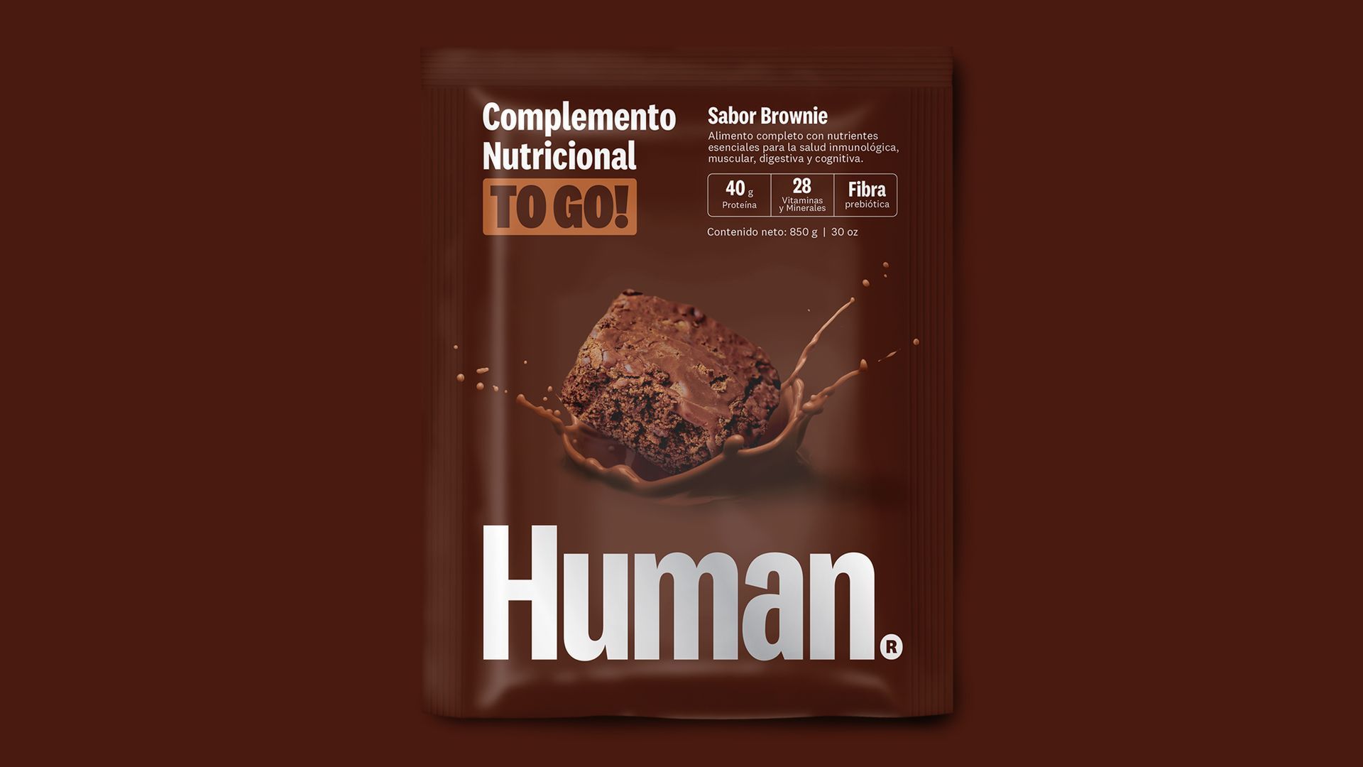 HUMAN - Brownie flavor