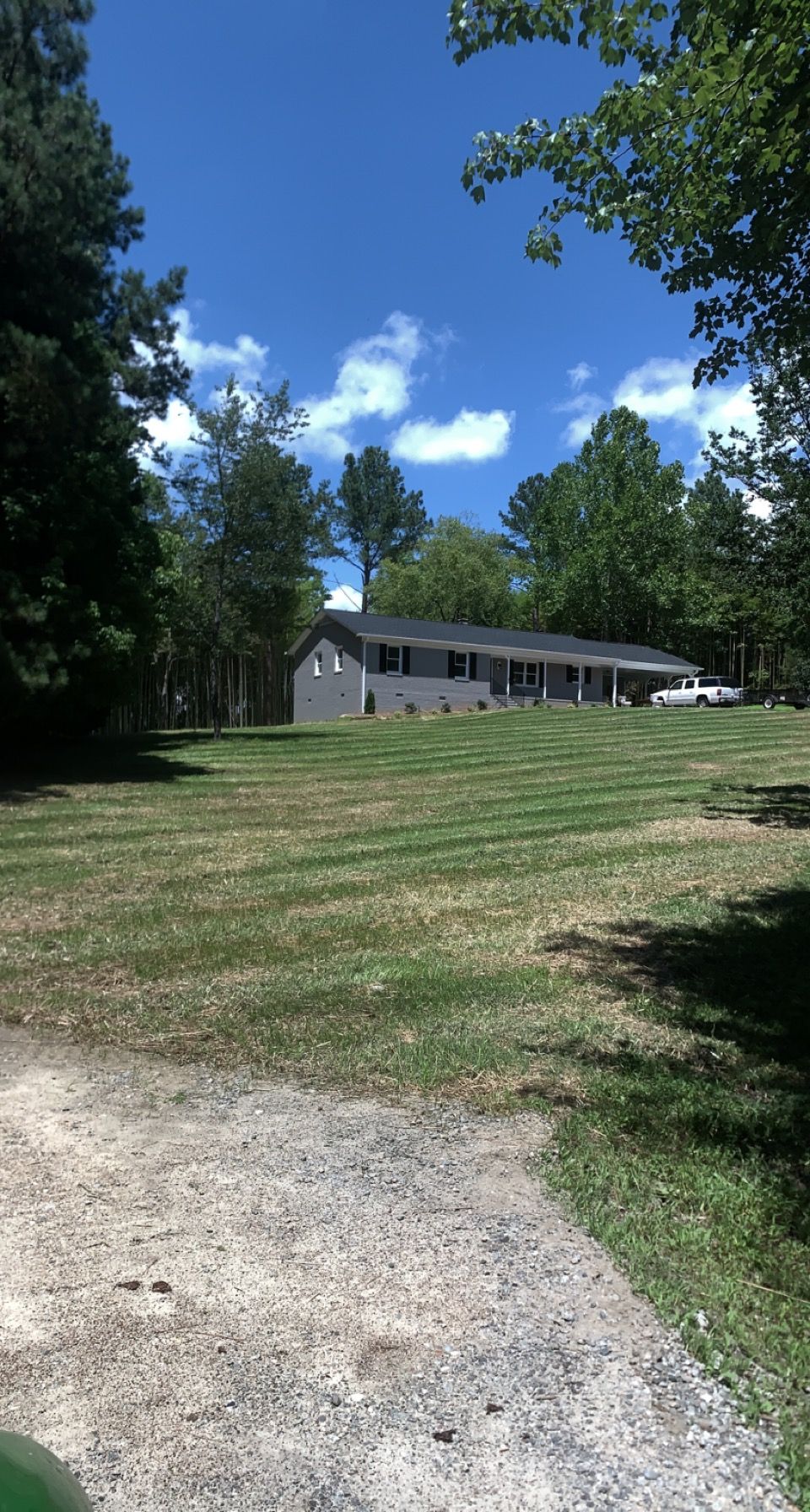 House With Open Lawn | Greensboro, NC | Premier Hardscapes