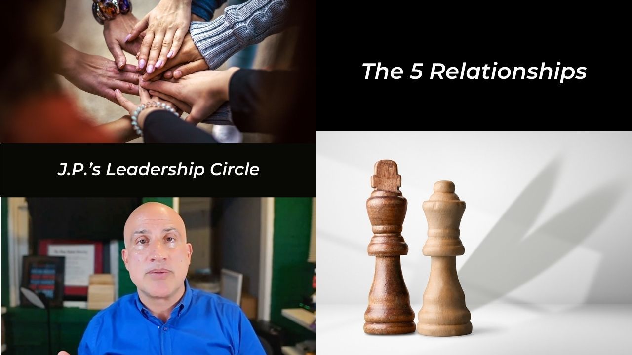 A man speaks with text