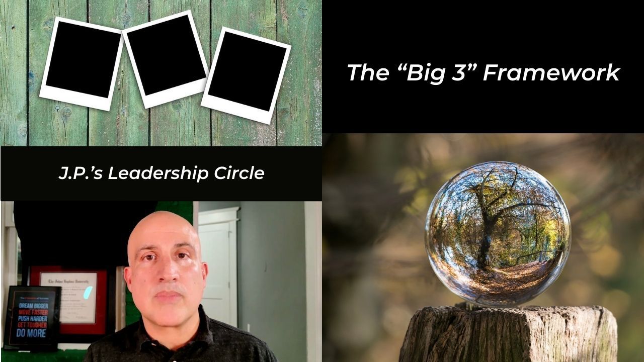 Collage: photos, title