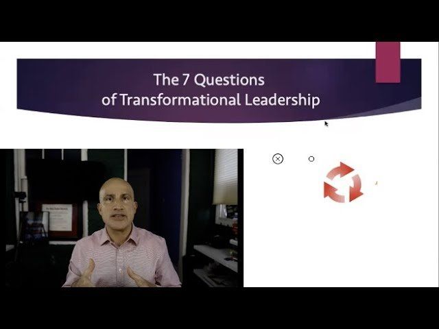 Man presenting a slideshow