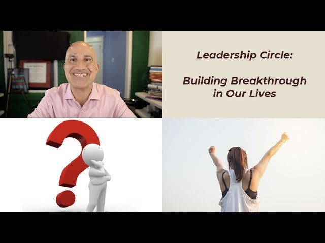 Man smiling in front of a screen, title