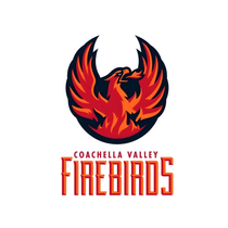 Coachella Valley Firebirds logo with a red-orange phoenix above team name text