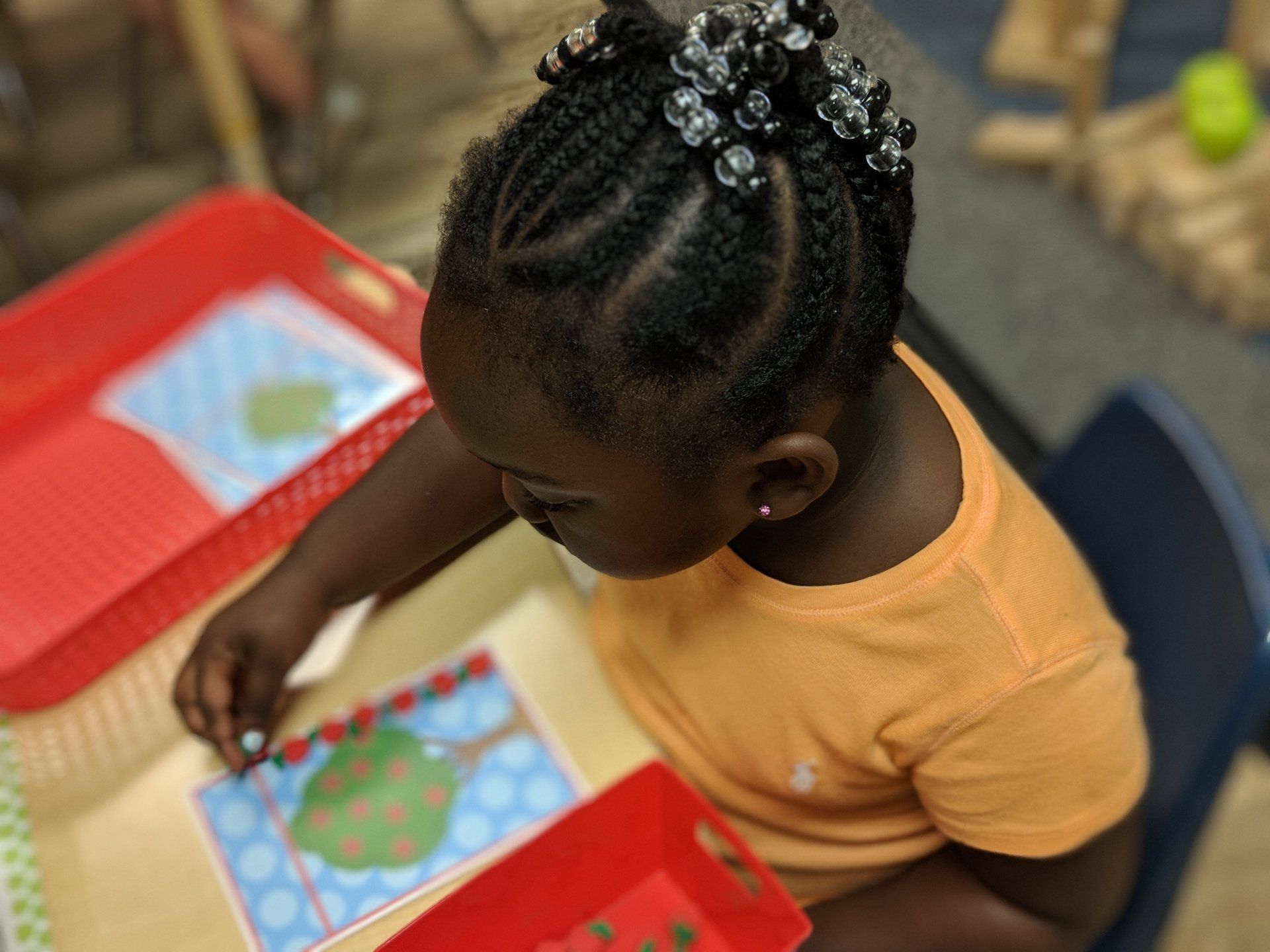 Preschool Program — Child in Front of Computer in Summerville, SC