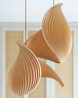 lights hang from the ceiling.