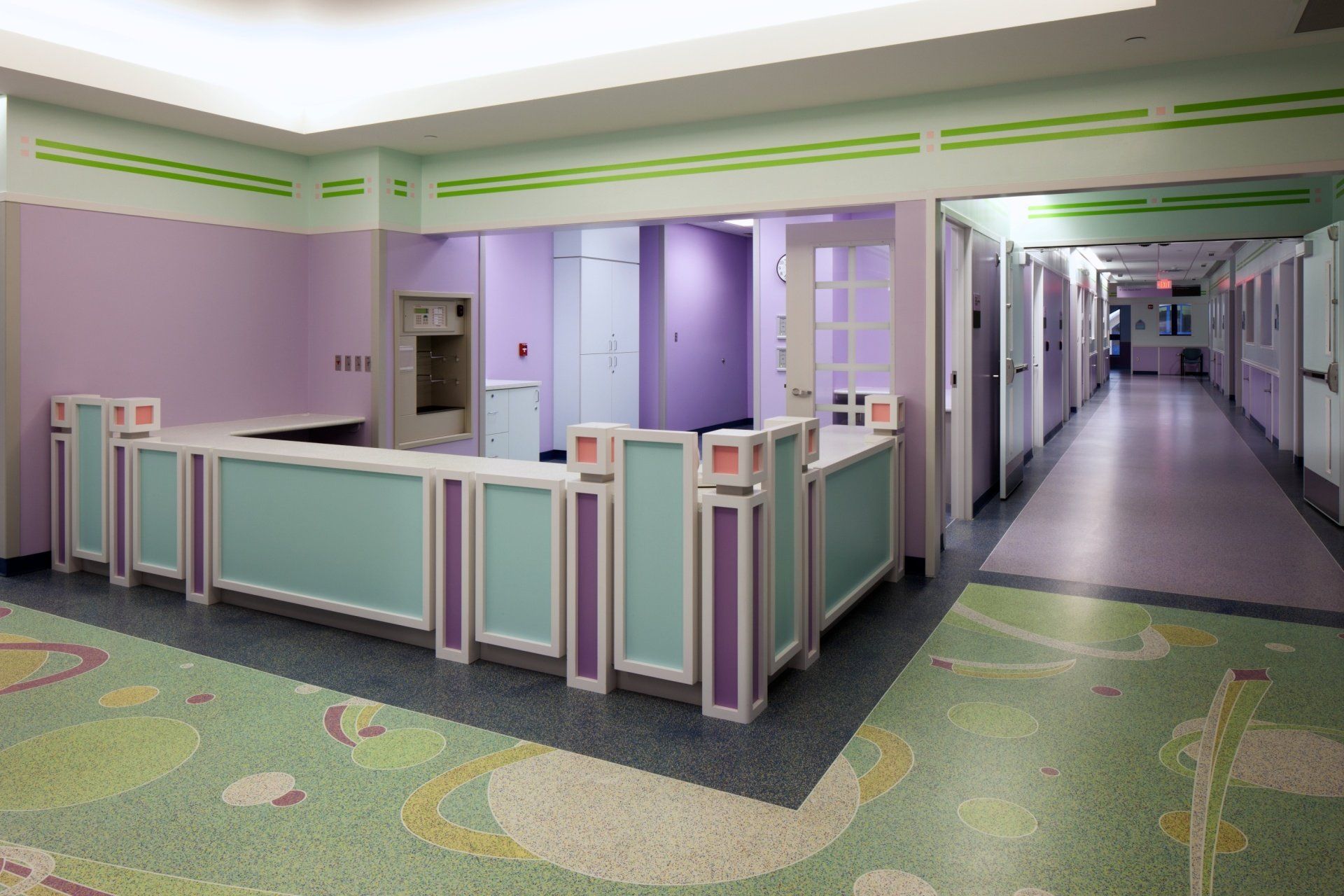 Children's hospital corridor