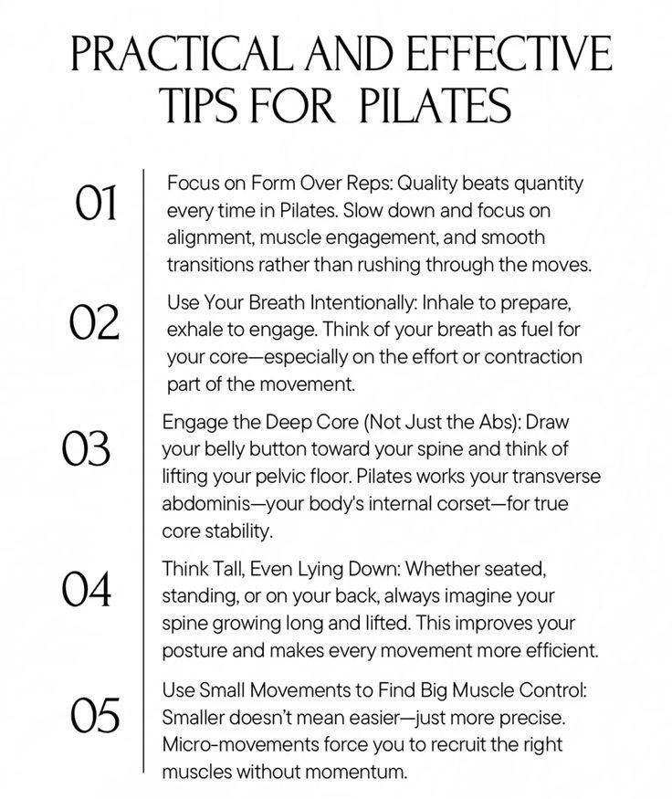 Click image to book your first Pilates class for Beginners Pilates for Beginners: 5 Practical Tips for Core Strength and Better Posture