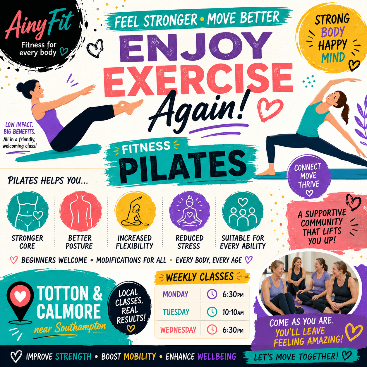 Fitness Pilates for All Abilities | AinyFit