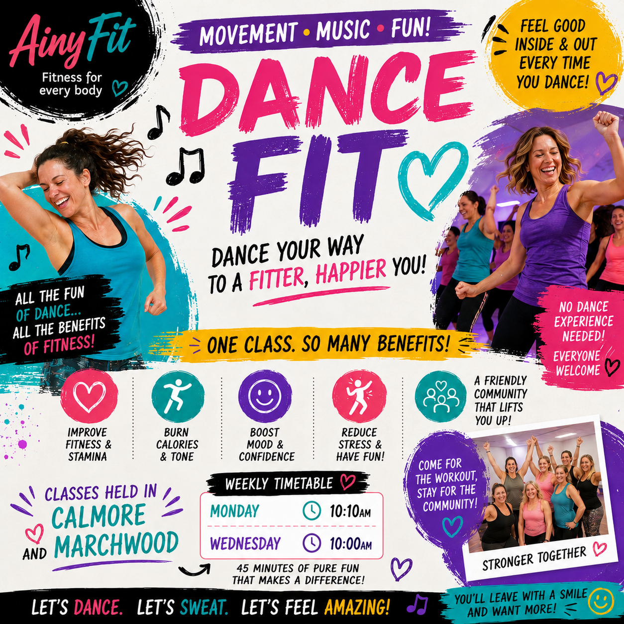 Dance Fitness Classes in Southampton | AinyFit