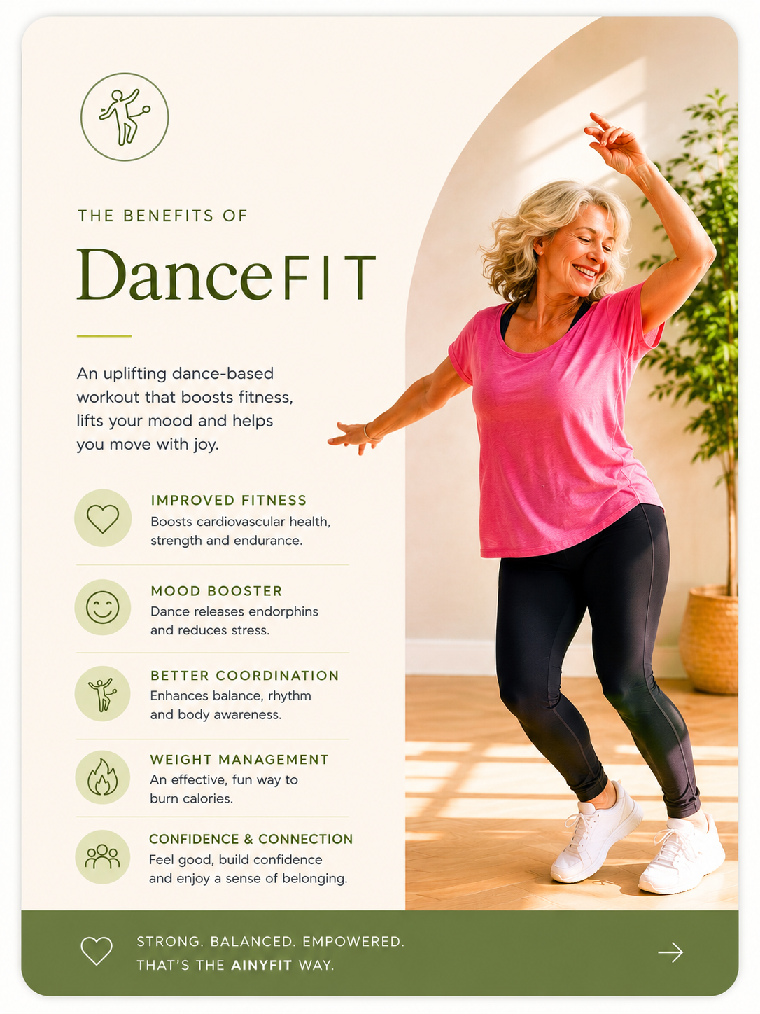 Find out more about AinyFit's DanceFIT Classes