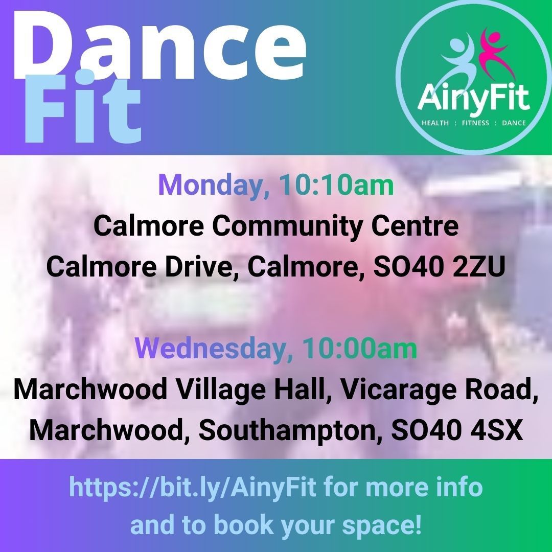 Where and when are AinyFit's DanceFIT classes held each week?