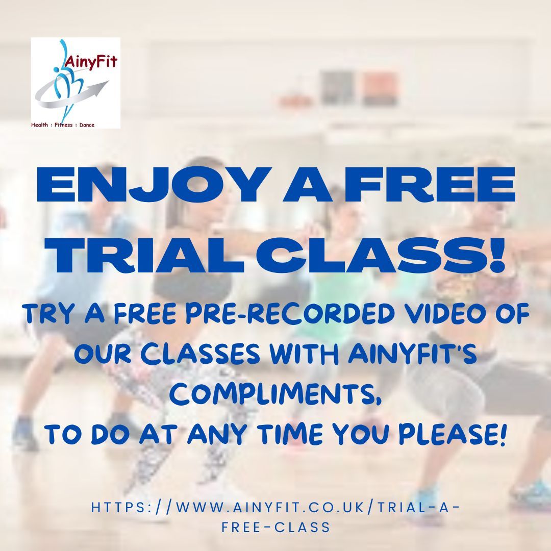 Try A FREE Pre-Recorded Video of our Classes with my compliments, to do at any time you please!