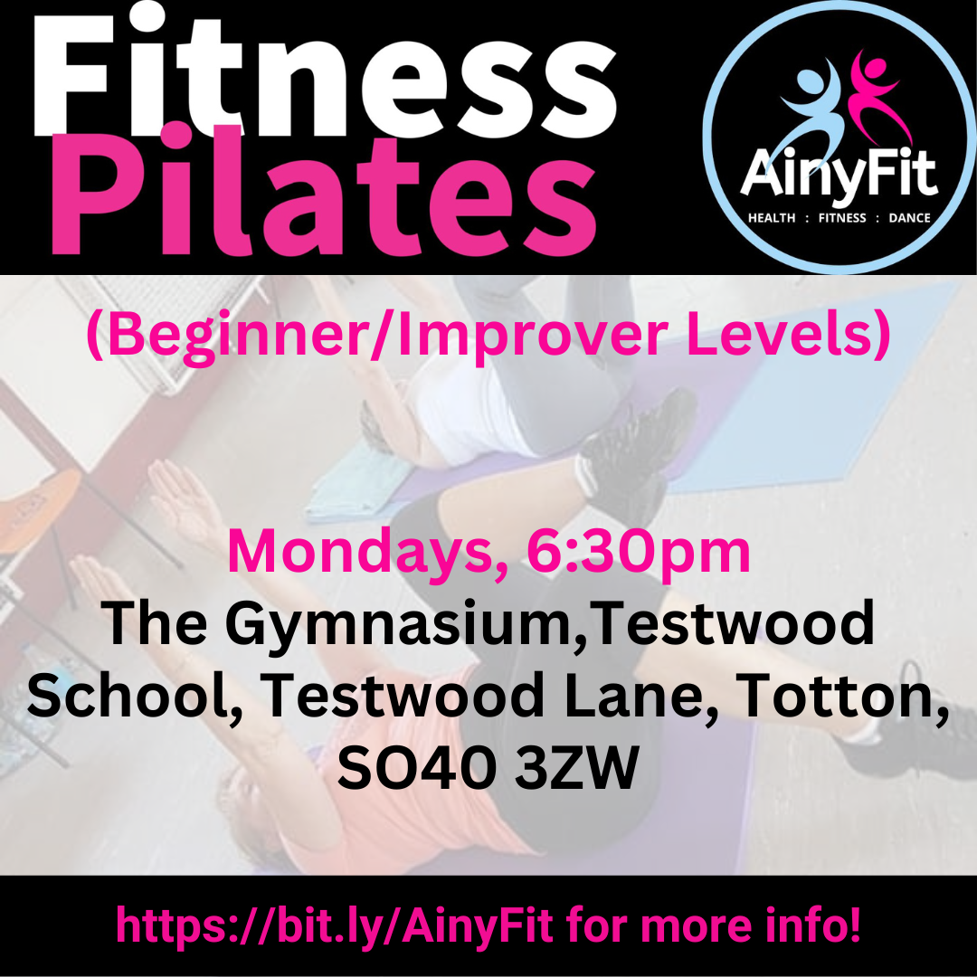 Fitness PILATES for beginners and improvers, 7:30pm, Monday evening at Calmore Community Centre