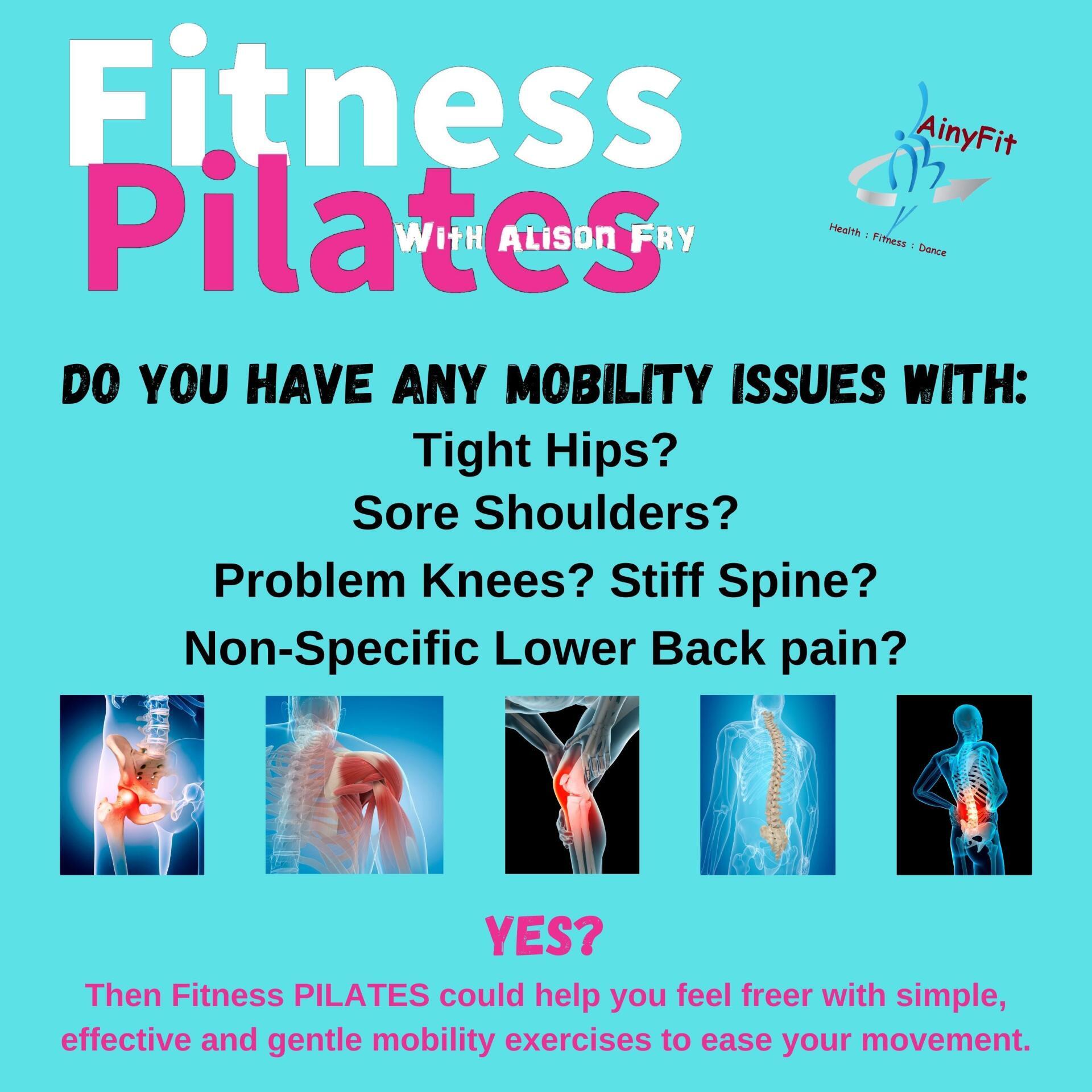 Do you have Mobility issues with tight hips, sore shoulders, problem knees, stiff spine?