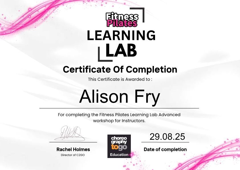 Fitness PILATES Learning Lab Certification - 29th August, 2025