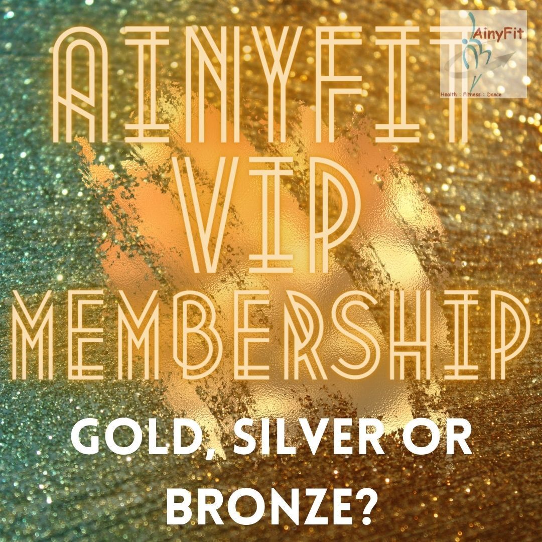 AinyFit Ltd VIP Membership - Gold, Bronze and Silver