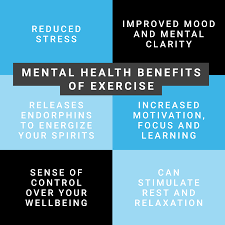 The benefit of physical exercise on mental health