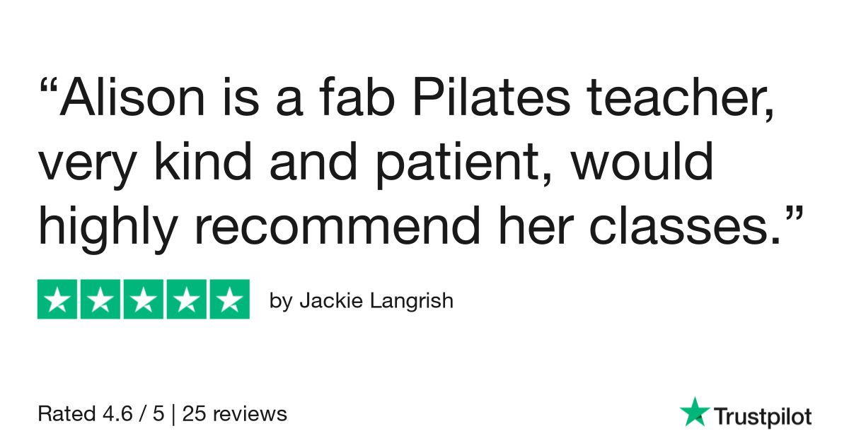 AinyFit's Classes are now rated 4.8 on TrustPilot