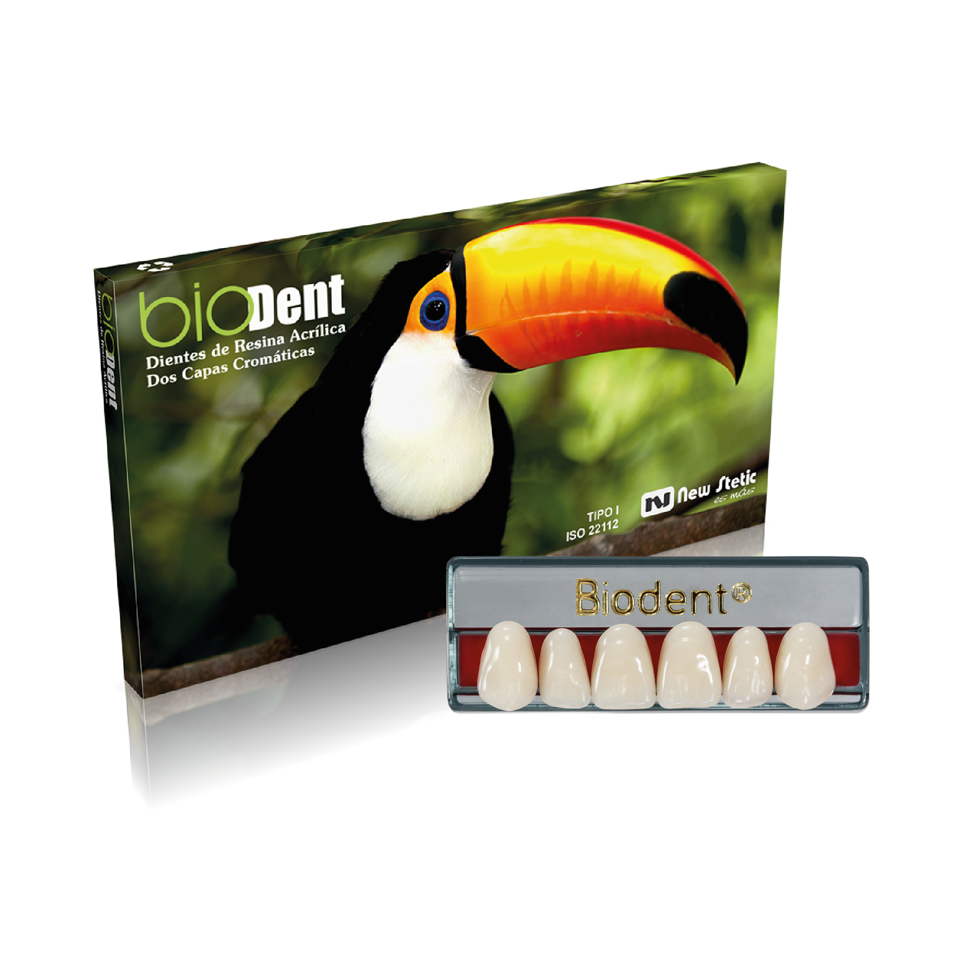 DOS CAPAS: Una capa de gingival y una capa de incisal
