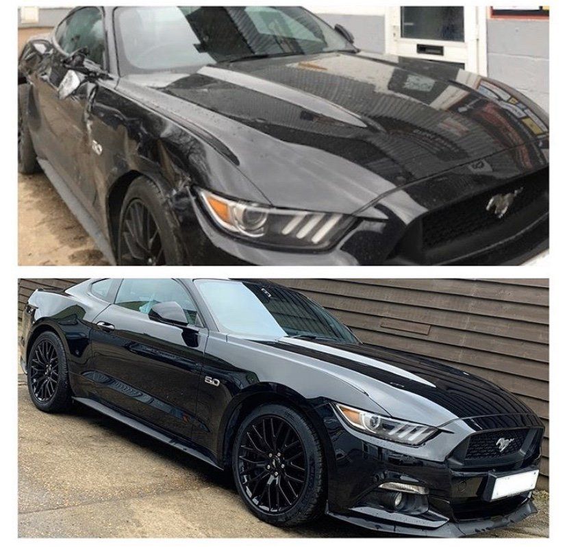 Side repair with suspension damage