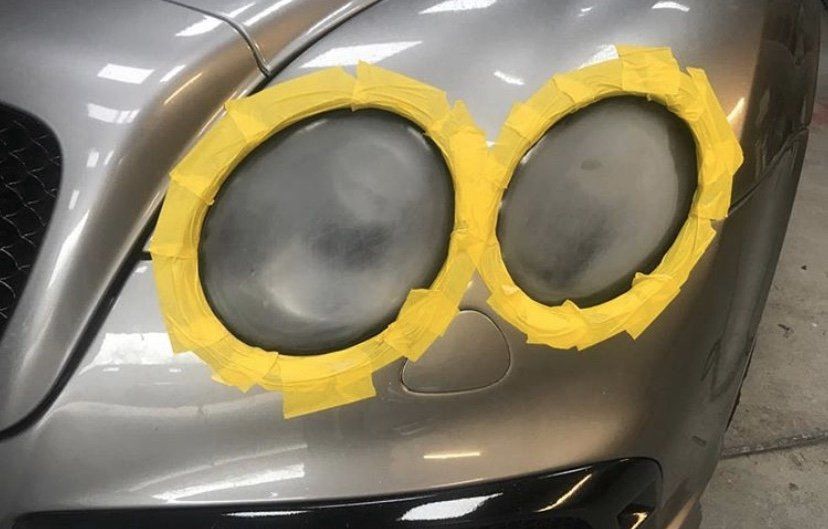 headlamp repair before