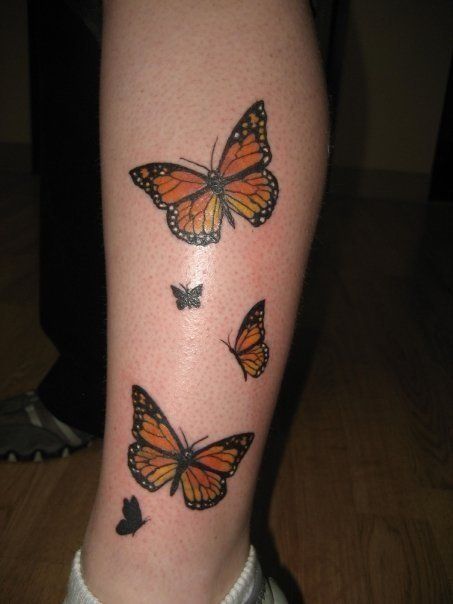 Colorful Butterfly Tattoo — Aurora, CO — Lady Luck Tattoo