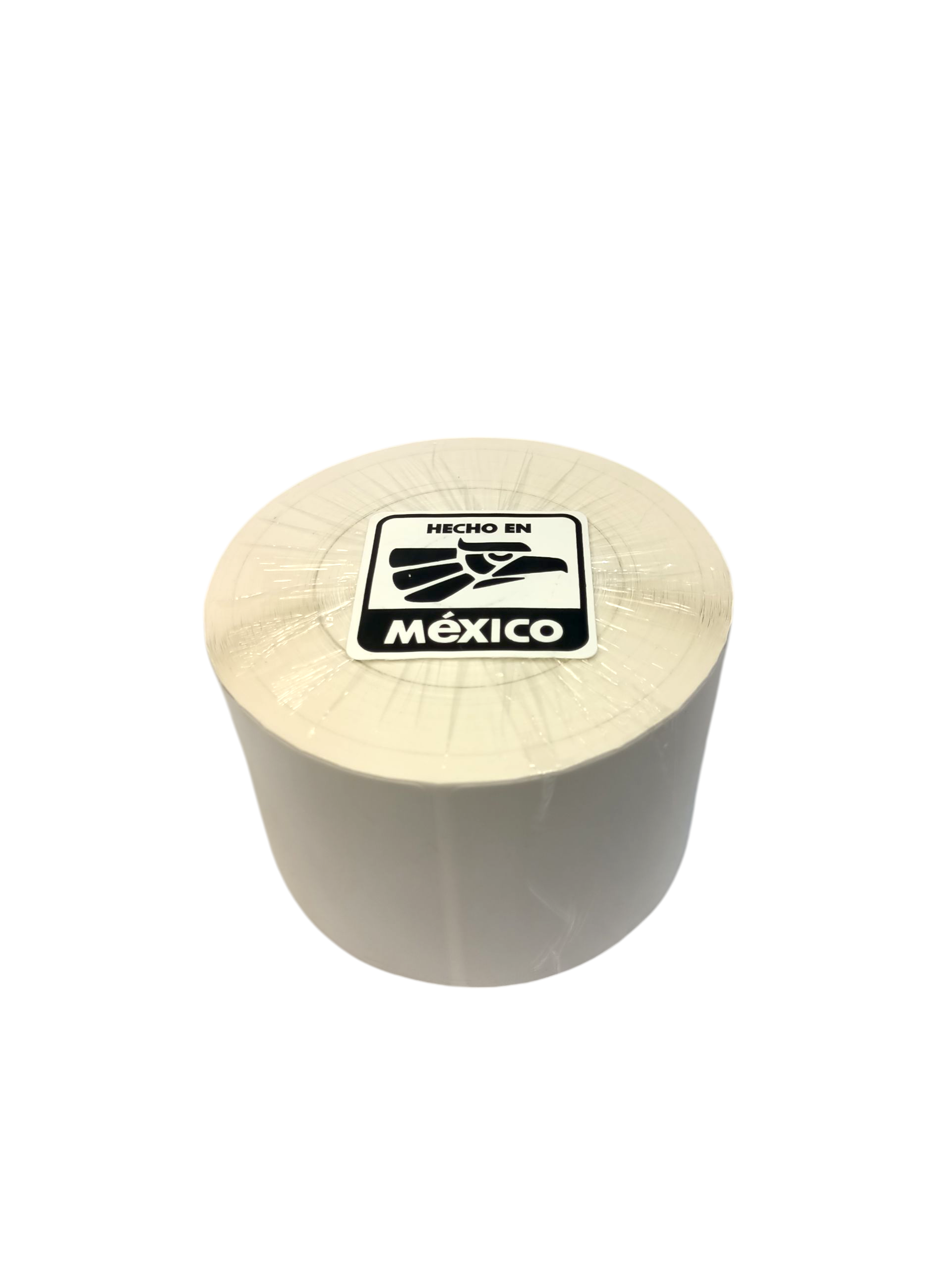 rollo de etiqueta de 76 mm x 76 mm color blanco