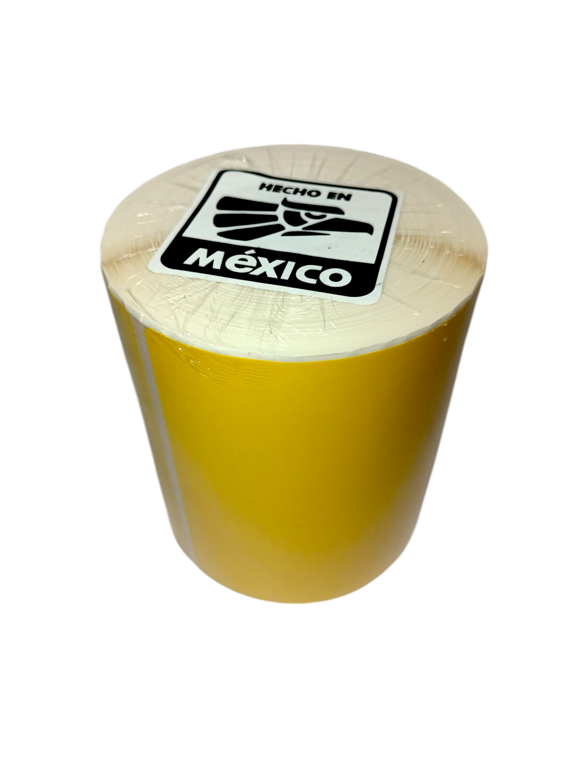 etiqueta de 102 mm x 127 mm color amarillo