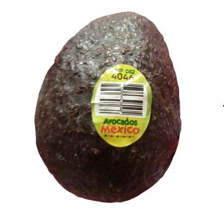 Etiqueta para productos alimenticios, etiqueta para aguacate